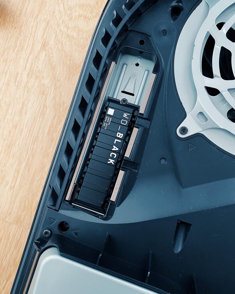 Western Digital M.2 SSD installation for PS5