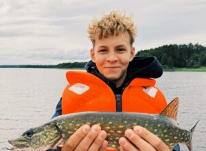 Jako has a decent catch of fish