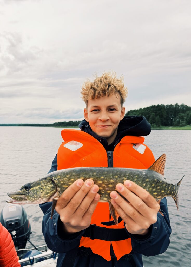 Jako has a decent catch of fish