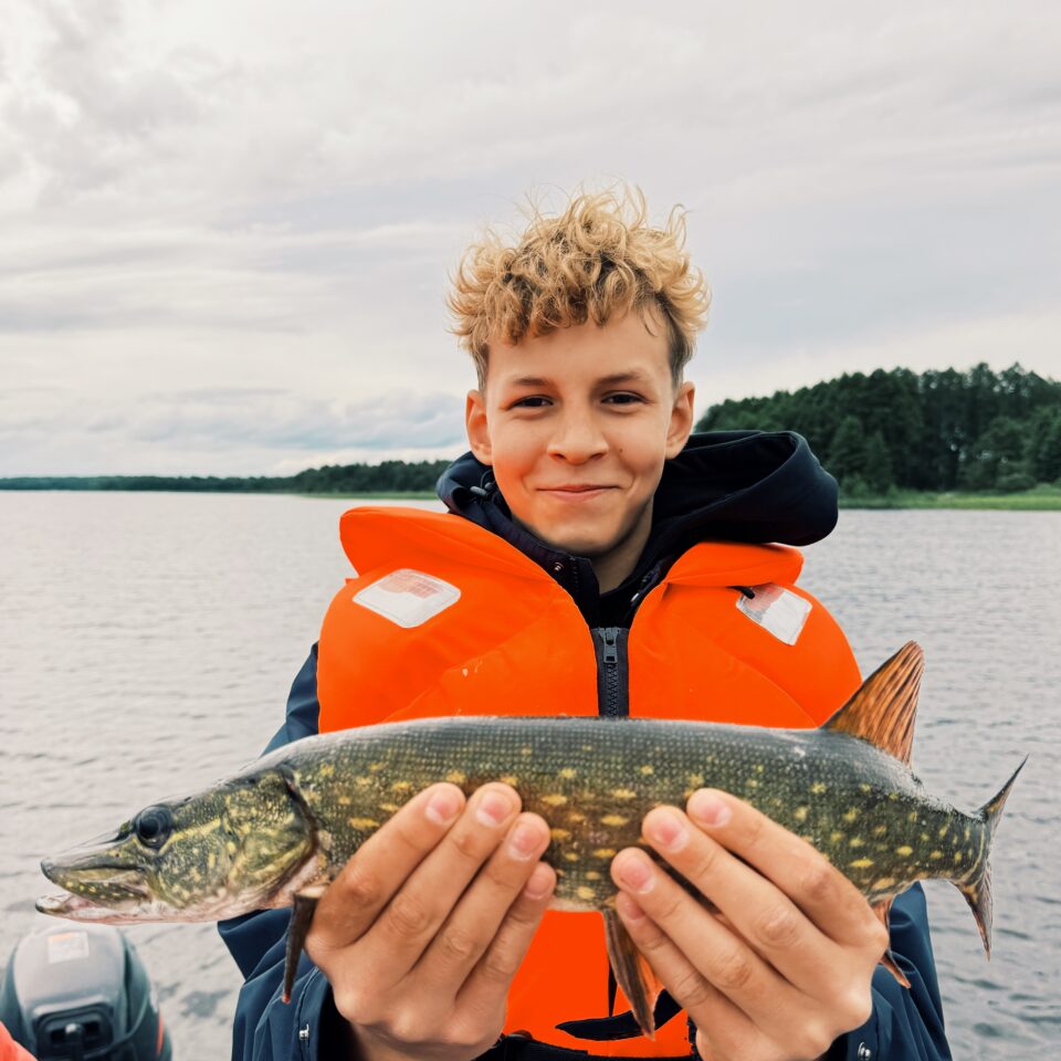 Jako has a decent catch of fish