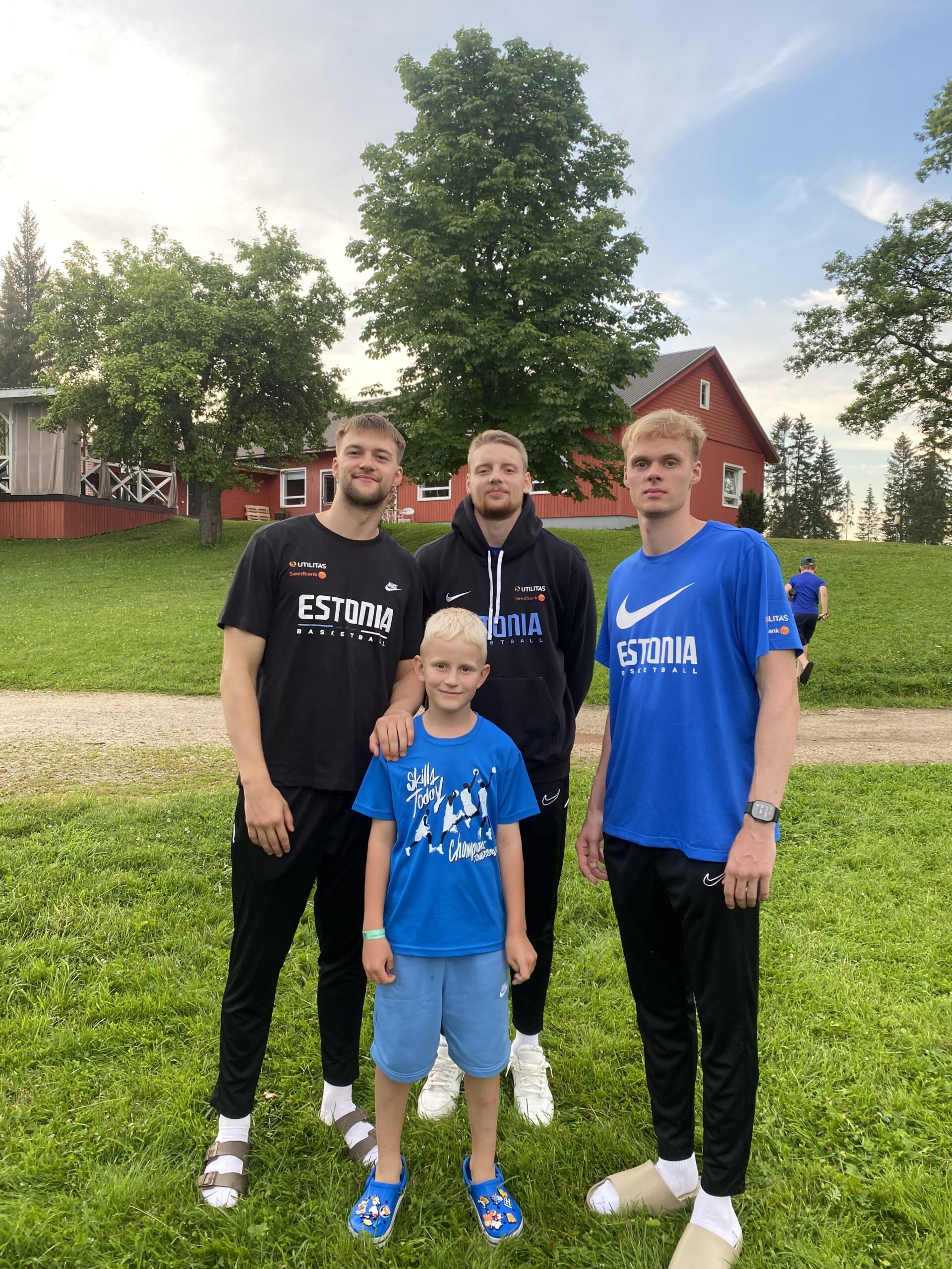 Estonian Men's National Basketball Team members 2025 and Hugo Samuel