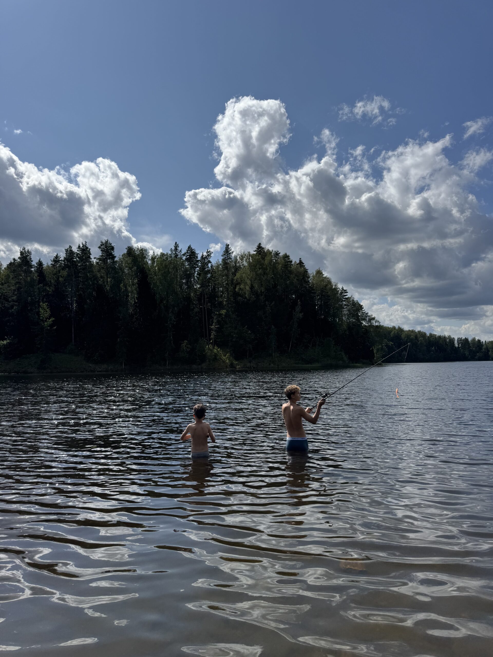 Fishermen of the Paunküla Reservoir