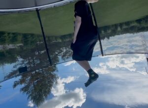 JakSam is in the air with a backflip