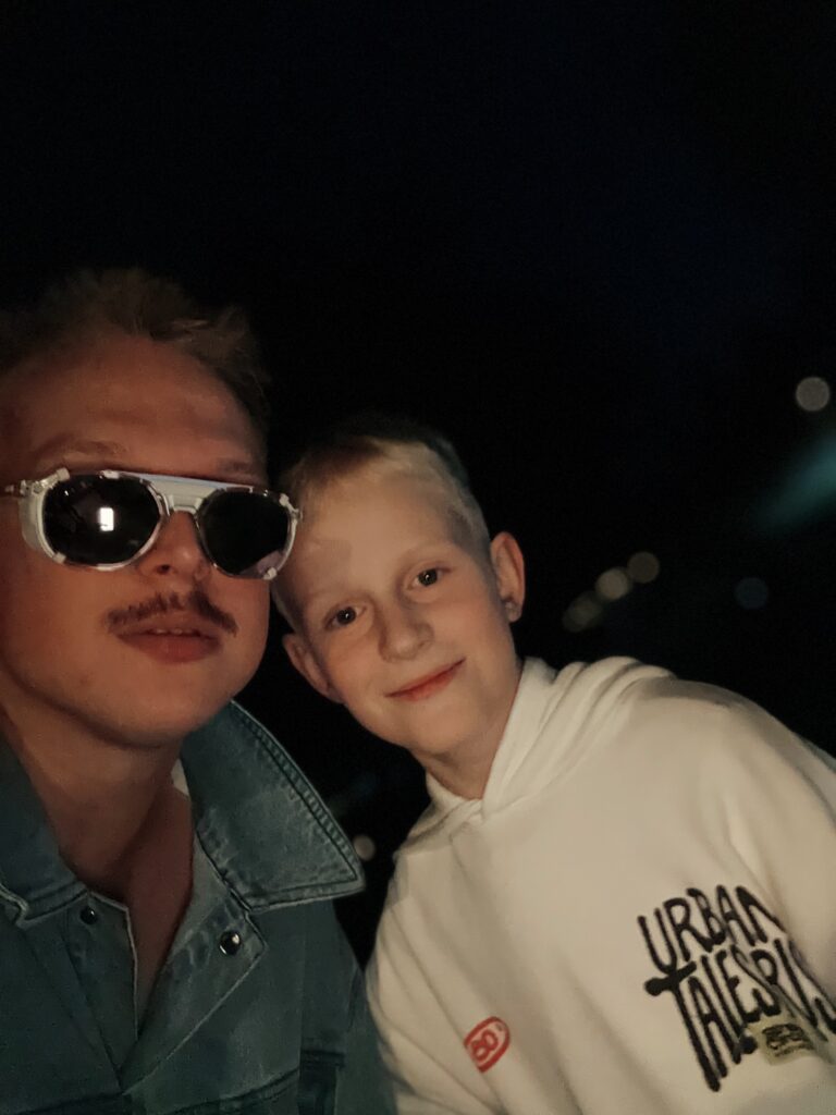 Hugo X Nublu in the garden of Kõltsu Manor